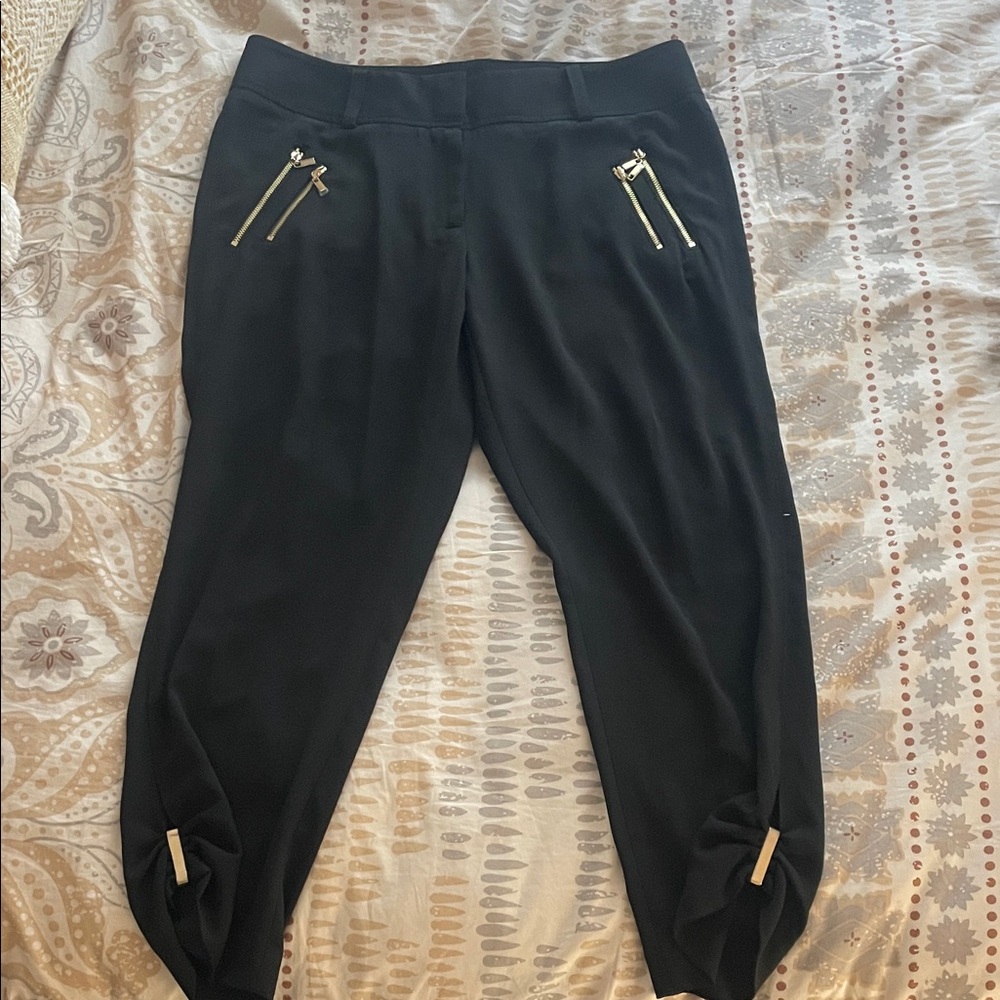 Cache Black Stretch Pencil Skirt